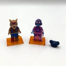 Lego Spider-Man Werewolf and Spider-Byte minifigs