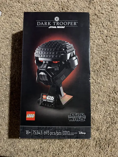 LEGO Star Wars Dark Trooper Helmet 75343 Display Stand 693 pcs NIB