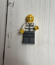 Lego City Jail Prisoner Minifigure