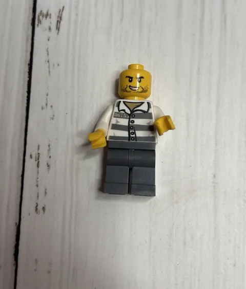 Lego City Jail Prisoner Minifigure