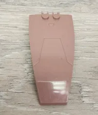 Lego 30536 Sand Red Windscreen 8x4x2 Curved Taper With Locking Dual 2 Fingers