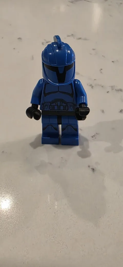 Lego Star Wars Minifigure Senate Commando Sw0244 W/ Blue Uniform Clone Wars