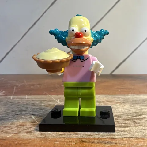 LEGO Simpsons Series 1 Krusty the Clown SIM014 Minifigure 71005 Complete