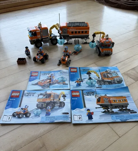 Lego City Arctic Sets 60032,60033,60035