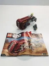 Lego Star Wars: Rey’s Speeder 75099 Complete w/ Instructions
