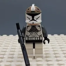 Lego Star Wars: Clone Trooper Gunner Large Eyes Minifigure sw0221