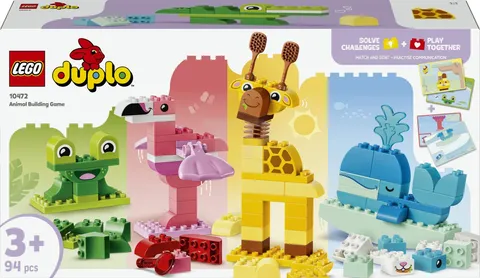 LEGO DUPLO Town Animal Building Game 10472 Toy Set Develops Fine Motor Skills