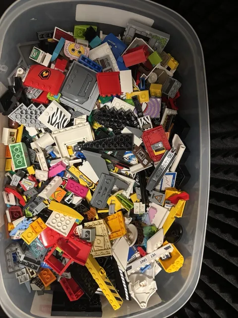 *RARE* LEGO Printed + Sticker Pieces / Bricks With Two Sticker Sheets LOT