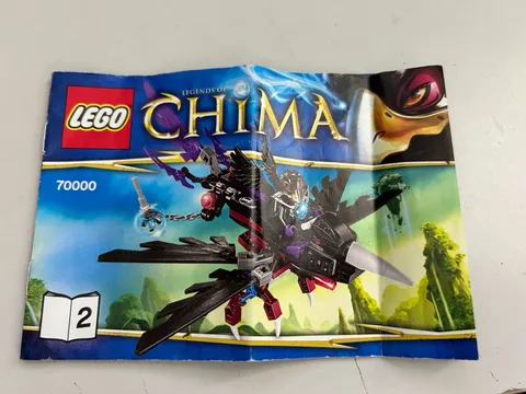 LEGO 70000 Legends of Chima Razcal's Glider Original Instructions Book 2