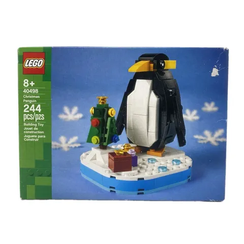 LEGO Christmas Penguin 40498 - Black/White 244-Piece Holiday Set - NEW Sealed