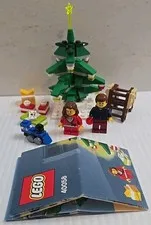 Complete! ⭐️ LEGO Seasonal 40058 Decorating The Christmas Tree with Instructions