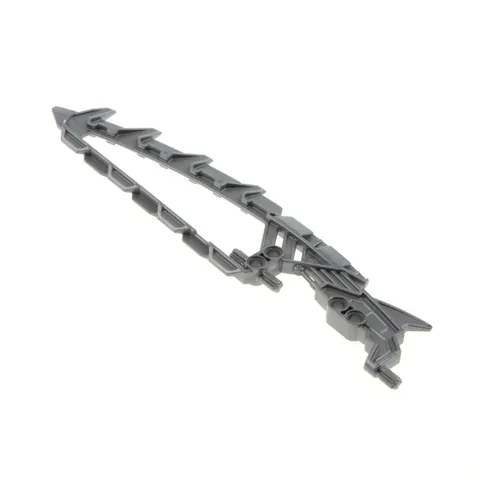 1x Lego Bionicle Weapon Sword Flat Silver Gray Shield Blade Tahu 70787