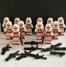 LEGO Star Wars Shock Trooper minifigure army custom pad printed