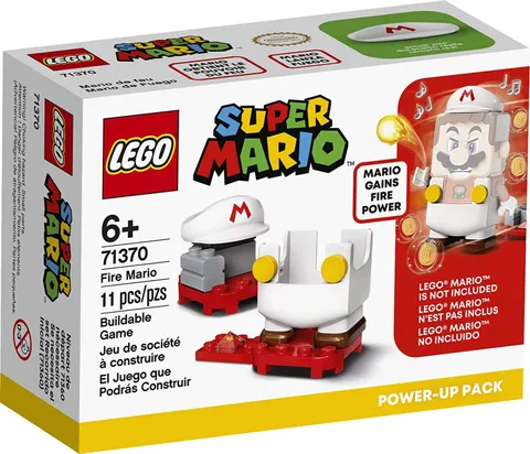lego super mario 71370 power-up pack 🔥RETIRED🔥 fire mario 🔥SUPER RARE🔥 