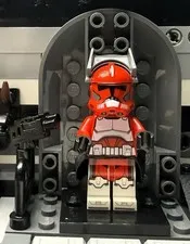 LEGO Star Wars Commander Fox SW1304 Phase 2 75354 + Bonus Cloth Kama