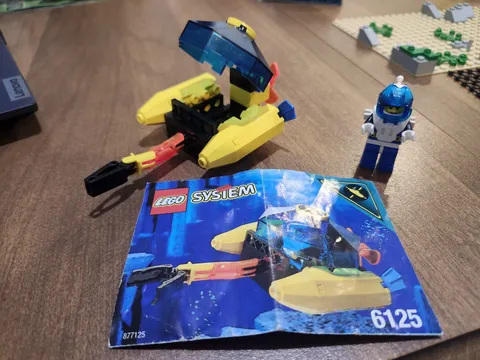 LEGO System Aquazone: Sea Sprint 9 (6125) Vintage 100% Complete w/Instructions