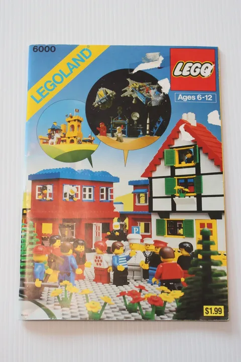 Vintage 1980 LEGOLAND Idea Book 6000 w/ 100% of Sticker Sheet
