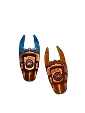 LEGO Ninjago Time Blades Orange and Blue from sets 70626, 70627, 70622, 70625