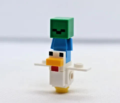 Chicken Jockey Zombie 21187 21253 21241 Movie Minecraft LEGO® Minifigure Figure