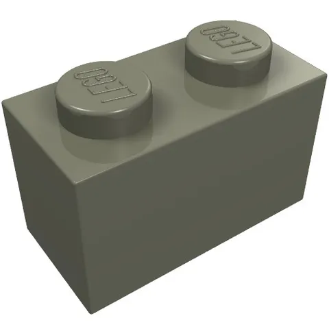 LEGO Part 3004 - Dark Gray Brick 1 x 2