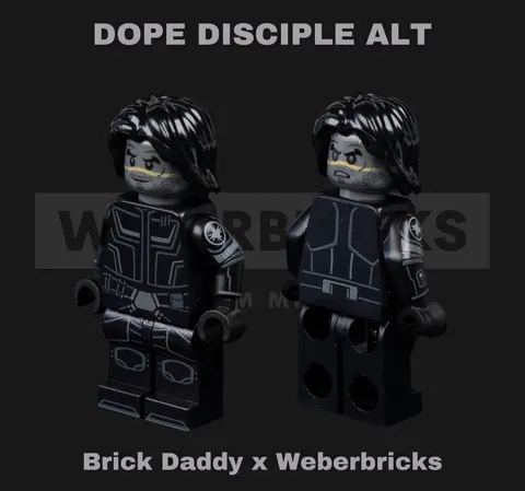 Lego Star Wars Weberbricks x Brick Daddy Quinlan Vos Dope Disciple Alt RARE