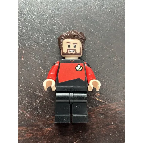 Lego Star Trek Commander William Riker #trek003 Set #10356 USS Enterprise NCC