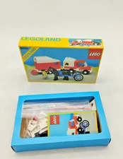 LEGO 6359 Horse Trailer with Original Box Horses Classic Town Vintage 80s Stickers