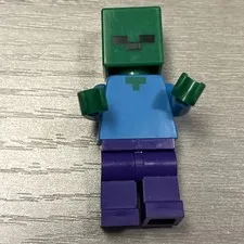 LEGO Minecraft - Zombie Minifigure With Dark Purple Legs, min028