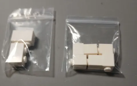 #3816# NEW Genuine Lego 3004+3005 Bricks 1 X 1 + 1 X 2 White in new condition .