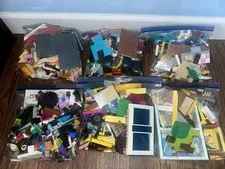 Huge Mixed Lot Of LEGOs and Assortment Of Over 100 LEGO Instruction Booklets
