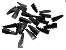 LEGO Lot of Black Wedge 6 x 2 inv.614
