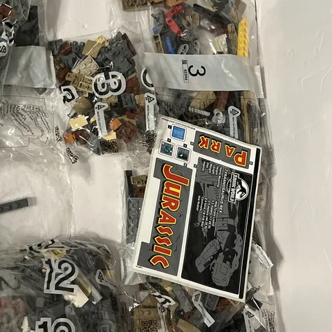 LEGO Jurassic Park T Rex Rampage 75936 New, Incomplete, 21 Sealed Bags