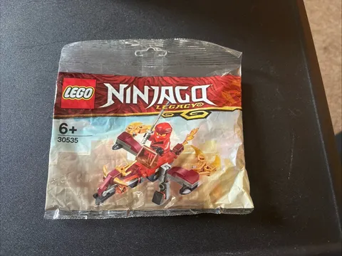 LEGO Ninjago Legacy Fire Flight Polybag Set 30535 Kai Red Ninja Dragon NEW