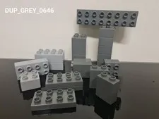 DUPLO LEGO Grey Assorted Mixed Bundle