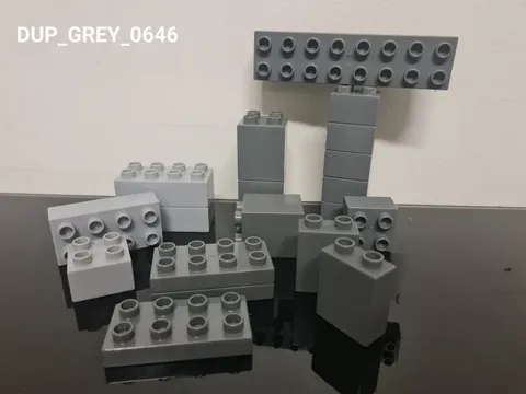 DUPLO LEGO Grey Assorted Mixed Bundle