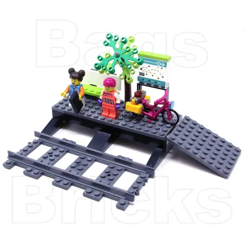 LEGO Train City Passagers Voie Ferroviaire Station Plateforme De 60337 Neuf