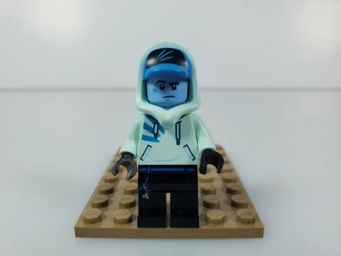 Lego Minifigure Jack Davids HS031 Light Aqua Welcome To The Hidden Side 70427 
