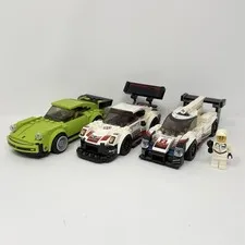 LEGO SPEED CHAMPIONS Porsche 911 RSR 911 Turbo 3.0 919 Hybrid