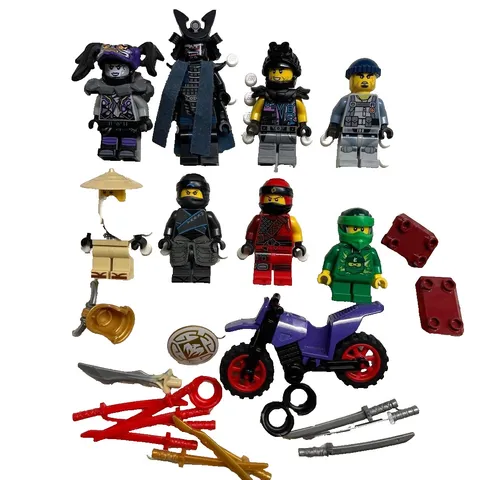 LEGO Ninjago Lord Garmadon Oni Mask Shark Army Minifigures Set of 8
