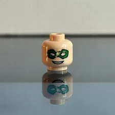 Lego Batman I 2006 Robin Minifigure head green eye mask  7783 7785 DC Comics