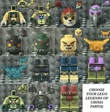 LEGO Legends of Chima Minifigure Parts & Pieces ~ You Choose/Pick Your Own Part
