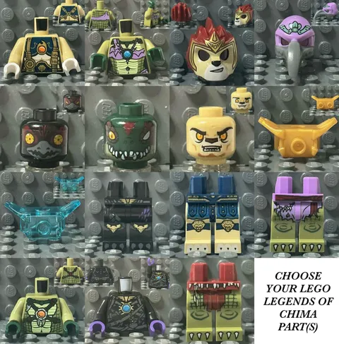 LEGO Legends of Chima Minifigure Parts & Pieces ~ You Choose/Pick Your Own Part