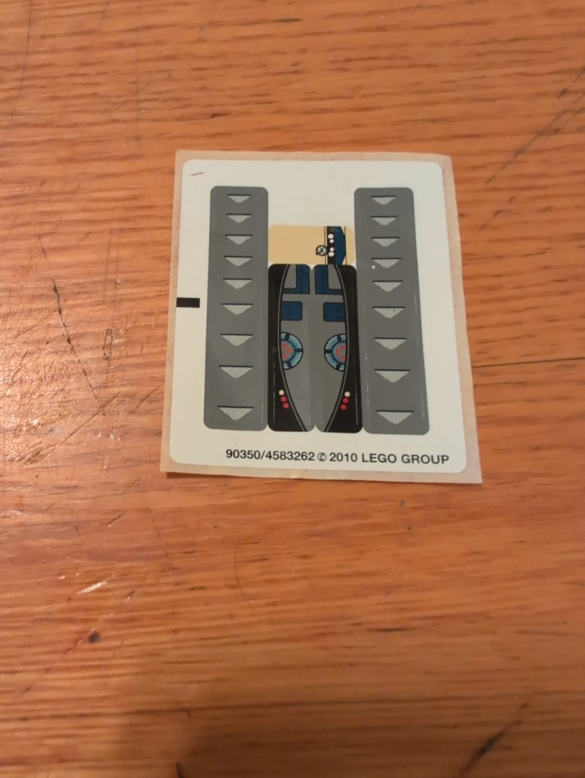Lego Sticker Sheet for Set 8095 Inv. 555