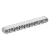 LEGO Part 40490 - Very Light Bluish Gray Technic Beam 1 x 9 Thick