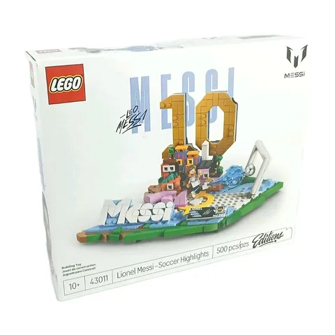 LEGO® Editions™ Lionel Messi Soccer Highlights 500 Piece Building Set 43011