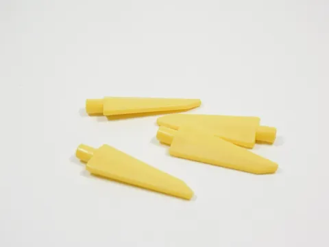 LEGO Lot of 4 Yellow Flexible Barbs Weapon Minifig S9