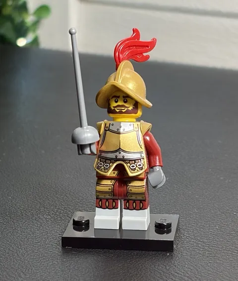 LEGO Series 8 Conquistador Minifigure Complete 8833 CMF Retired Spanish Explorer