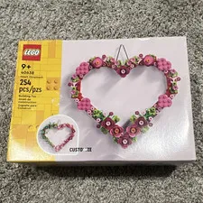 LEGO Heart Ornament 40638 254 pcs Box Plastic Customizable Seasonal Ages 9+
