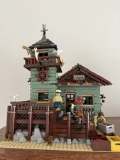 Retired Set- LEGO Ideas: Old Fishing Store (21310) Complete- Includes light kit