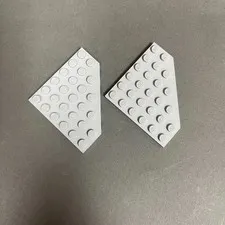 Lego 6106 Light Blue Gray Replacement Parts Pieces Lot of 2